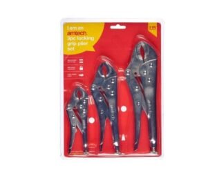 3Pc Locking Grip Plier Set