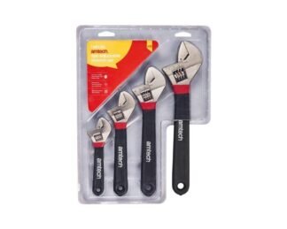 4Pc Adjustable Wrench Set