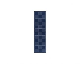 Checked Flatweave Blue 80 X 150