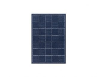 Checked Flatweave Blue 120 X 160