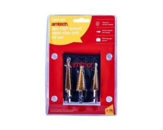 3Pc High Speed Steel Step Drill Set