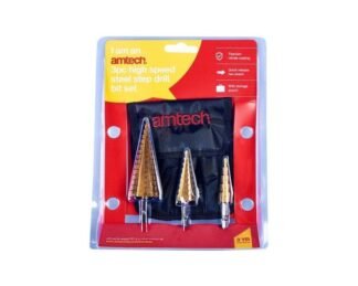 3Pc High Speed Steel Step Drill Set (Large)