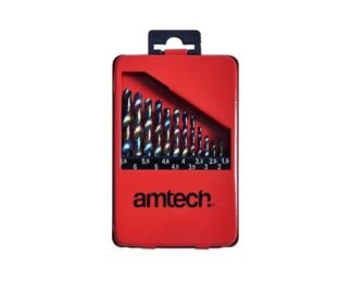 13Pc High Speed Steel Titanium Drill Bit Set