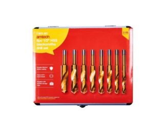 8Pc 0.5 Inch Titanium Blacksmiths Drill Bit Set