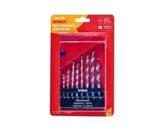 8Pc Masonry Drill Bit Set