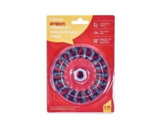 4 Inch Twist Knot Wire Wheel