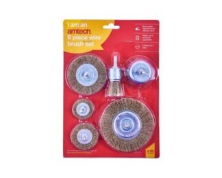 6Pc Wire Wheel Brush Set