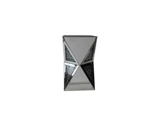Hourglass Pedestal Diamond Mirror 50Cm