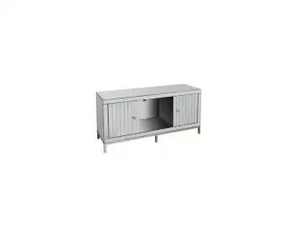 TV UNIT 2 DOOR MIRRORED - TV Stand
