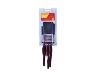 3Pc No Loss Paint Brush Set ?Classic Handle