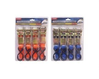 Ratchet Tie-Downs Locking 4Pcs