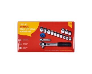 16Pc 0.25 Inch Drive Socket Set
