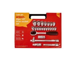 25Pc 0.5 Inch Drive Socket Set