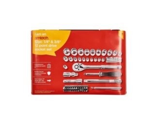 52Pc 0.25 Inch And ?0.375 Inch 12 Point Socket Set