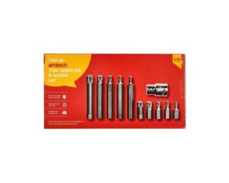 11Pc Spline Bit And Socket Set