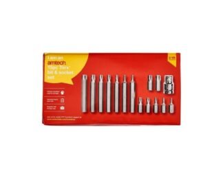 15Pc Torque Bit And Socket Set