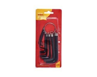 10Pc Hex Key Set And Keyring