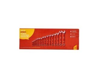 16Pc Combination Spanner Set
