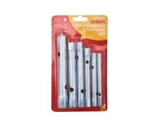6Pc Box Spanner And Tommy Bar