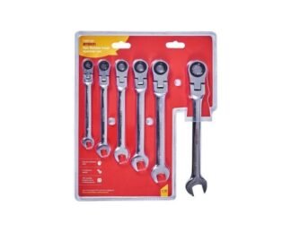 6Pc Flexible Gear Spanner Set