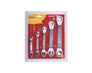 5Pc Offset Ring Ratchet Spanner Set
