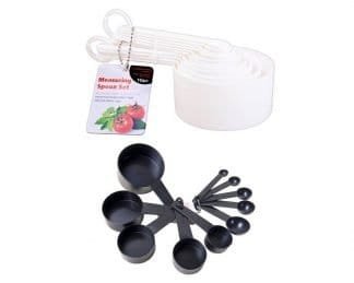 Measure Spoons Blk/White 10Pk