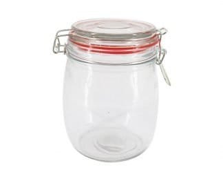 Glass Storage Jar Clip-Lid