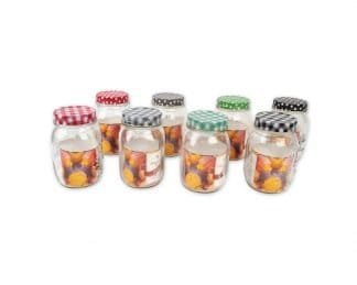 Glass Preserving Jar Perforated Lid