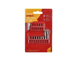 16Pc Torx Bit Set