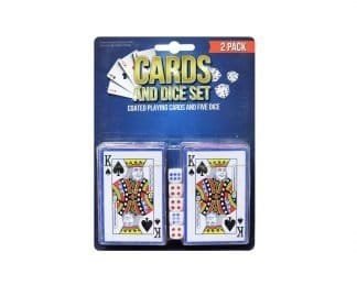 Playing Cards And Dice Set