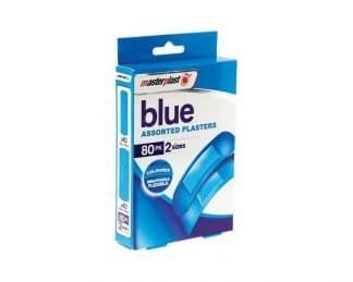 Blue Plasters 80Pk