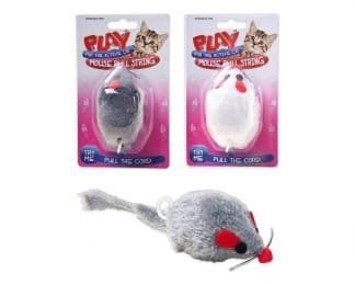 Pull String Mouse Cat Toy 20Cm