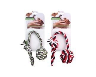 Dog Rope Toy W/Knot & Ball