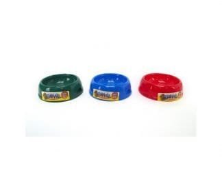 Dog Bowl Round Plastic 22Cm