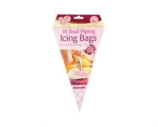 Dual Piping Icing Bags 10Pk