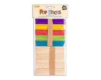 Craft Pop Sticks 100Pk