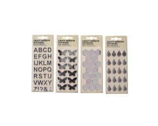 Craft Mirror Stickers 1 Sheet