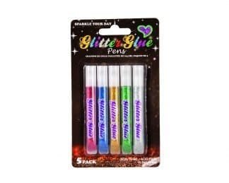 Glitter Glue Pens 10.5Ml 5Pk