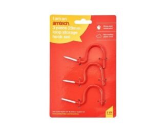 3Pc 28Mm Loop Storage Hook Set