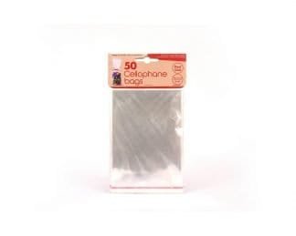 Cello Bags 13X11Cm 50Pk