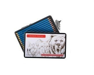 Graphite Pencils Tin Box 12Pk