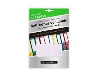 Labels-S/Stick 75X50Mm 80Pk