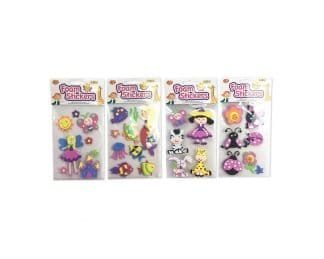 Foam Stickers Girls Des 1 Sheet