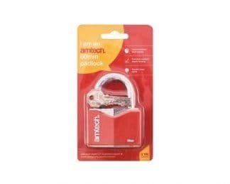 60Mm Rhombic Chrome Plated Iron Padlock