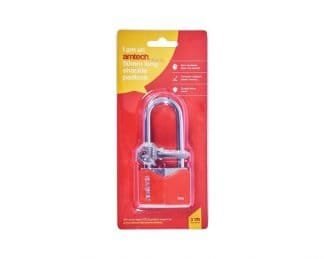 50Mm Long Shackle Rhombic Chrome Plated Iron Padlock