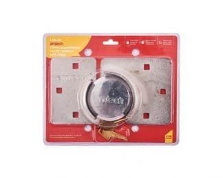 73Mm Shackleless Round Padlock With Hasp