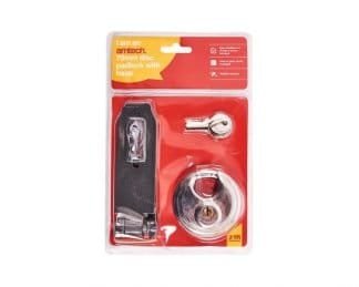 70Mm Disc Padlock With Hasp