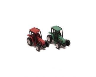 5 Plastic Tractors In Tube