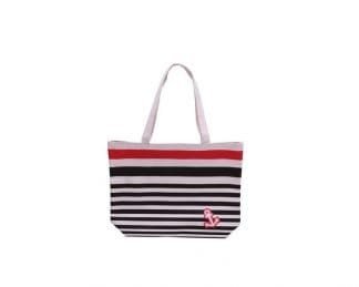Striped Beach Bag