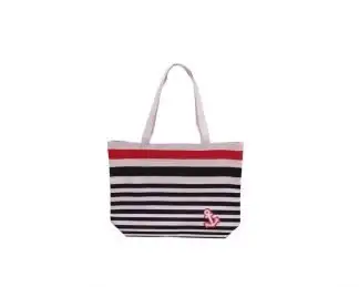 Striped Beach Bag